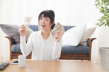 稼いでいる女の子